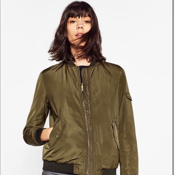 Zara olive bomber - Picture 2 of 8